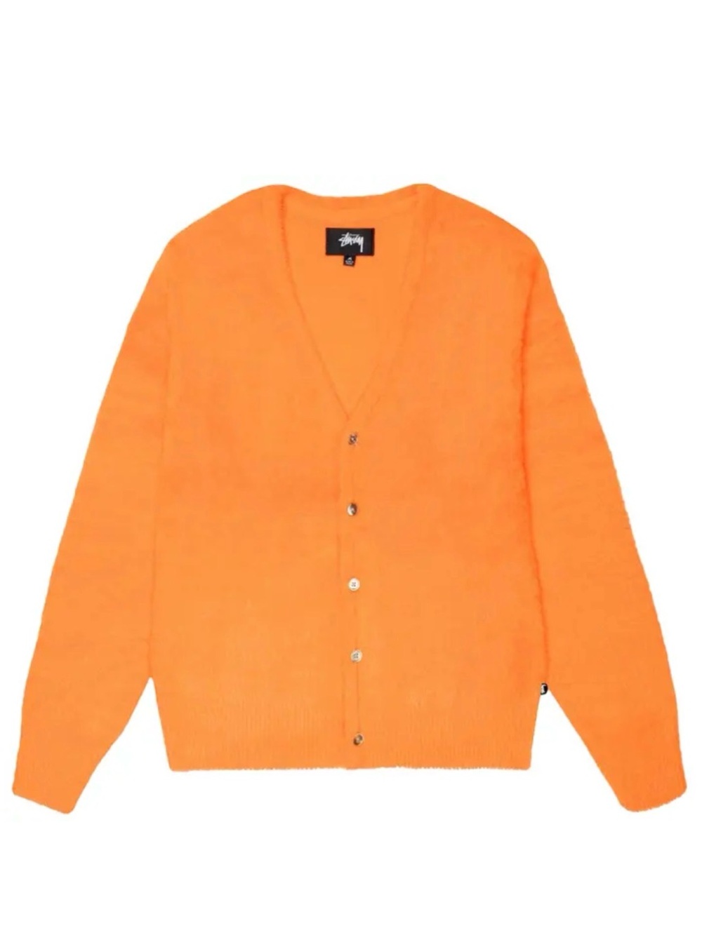 STUSSY Brushed Cardigan Peach UNISEX